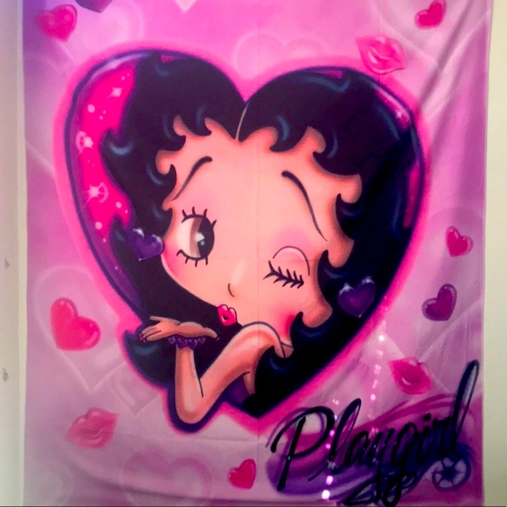 Playgirl Betty X Jr high crush
Airbrushed tapestry